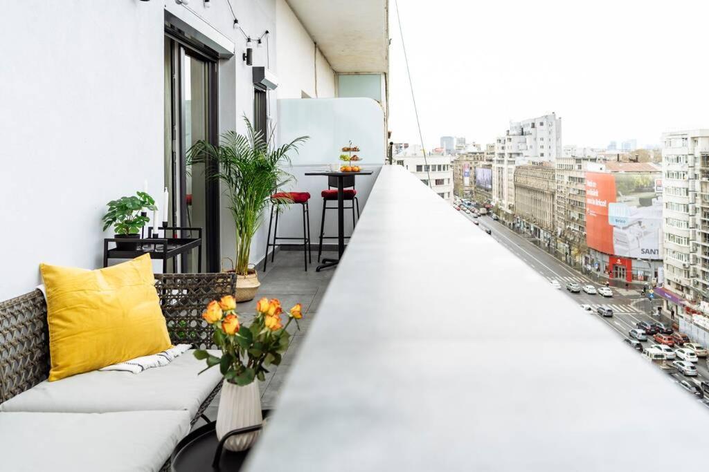 Amazing City View - Terrace+Netflix - City Center Bucharest Exterior photo